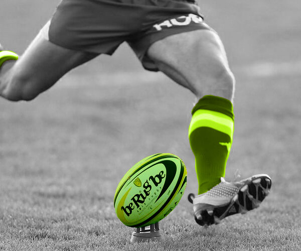 calcio piazzato dettaglio rugby